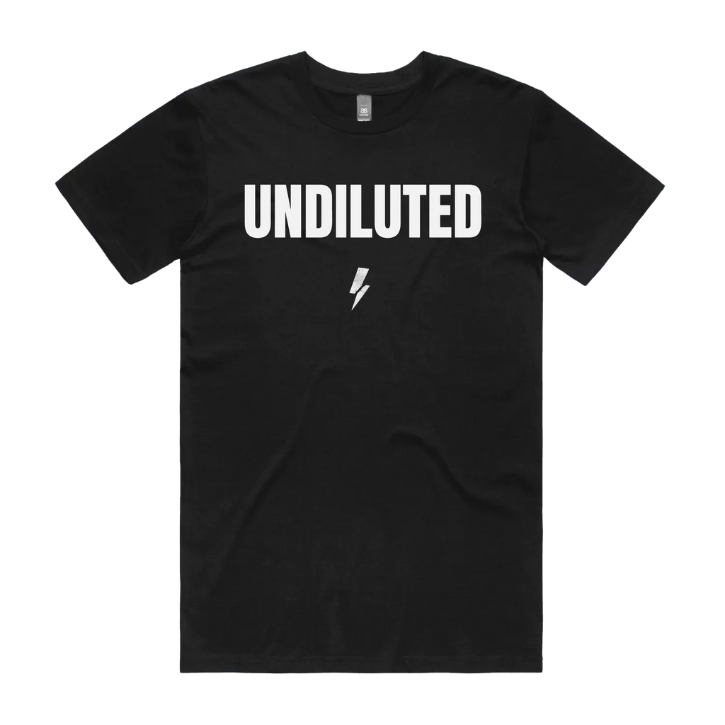 Black front flat lay