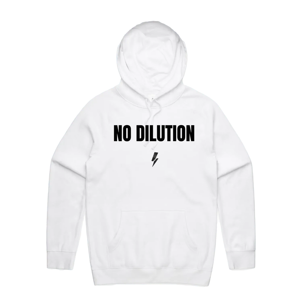 White front flat lay